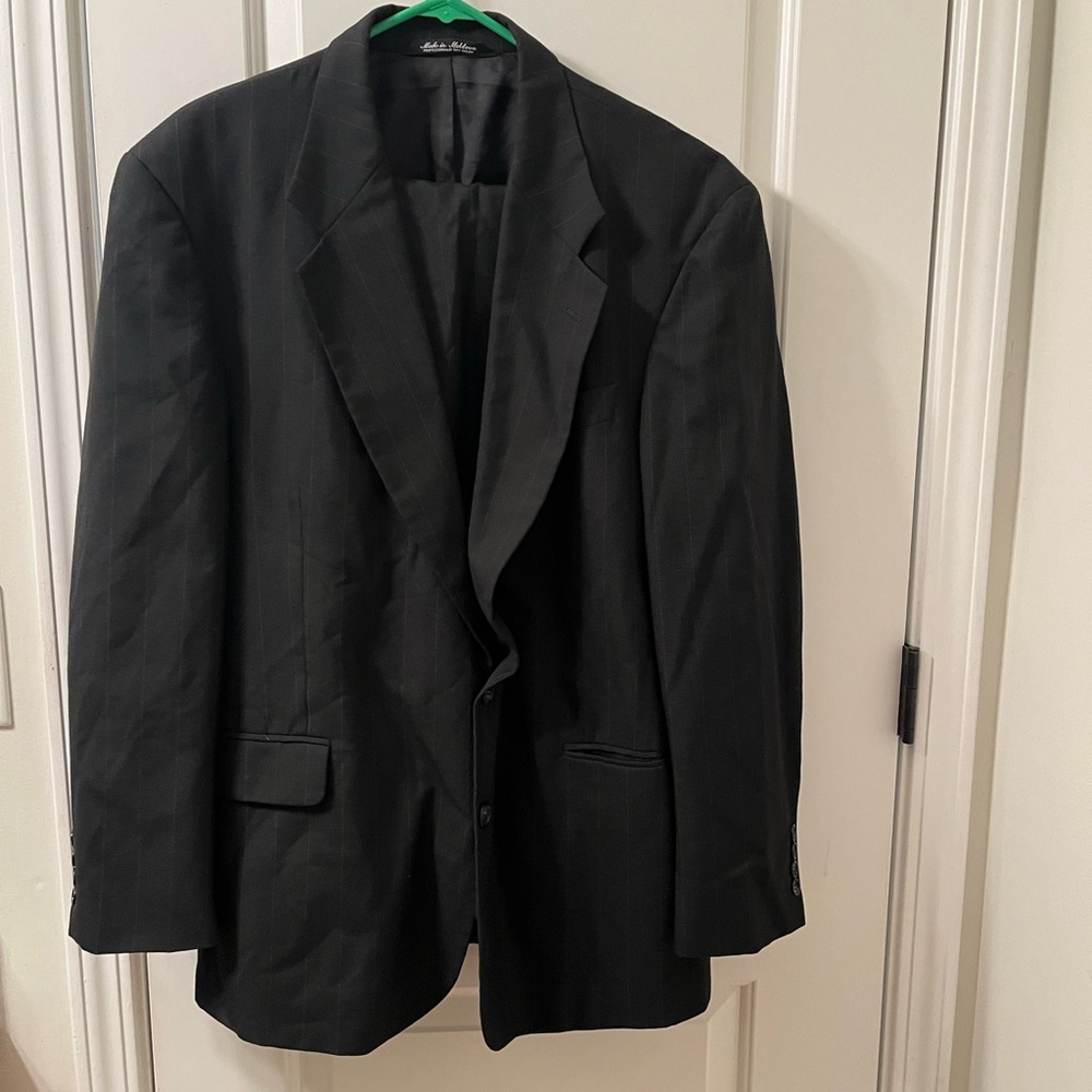 2 Piece Kilburne & Fitch Men’s Pinstriped Suit Size 42 Blazer Jacket / 36 Pants